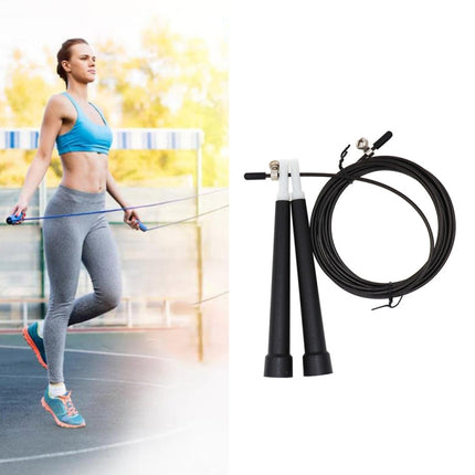 Steel Wire Skipping Skip Adjustable Fitness Jump Rope，Length: 3m, Steel Wire Jump Rope (Megenta), Steel Wire Jump Rope (Black), Steel Wire Jump Rope (Blue), Steel Wire Jump Rope (Grey), Steel Wire Jump Rope (Green), Steel Wire Jump Rope (Orange)�������...
