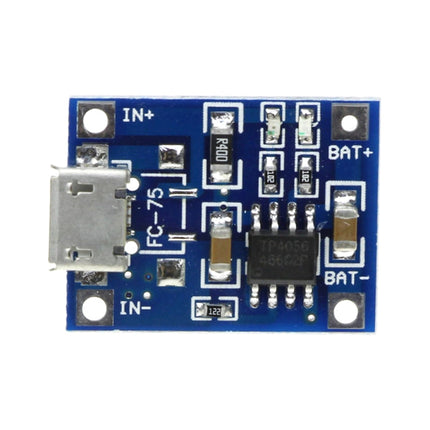 5 PCS TP4056 Charging Board Module Micro USB Interface Microphone USB for 1A Lithium Battery
