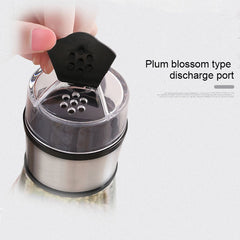 Press Type Salt Control Bottle Kitchen Household Sealed Moisture-Proof Metering Tank Set
