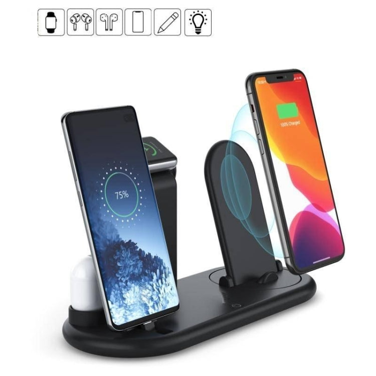 HQ-UD20 Mobile Phone Watch Multi-Function Charging Stand Wireless Charger for Phones & Apple Watch & Airpods, HQ-UD20