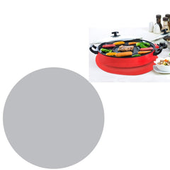 12 Inch Food Grade Silicone Microwave Oven Mat Round Silicone Placemat Non-Slip Insulation Mat, Black, Red, Blue, Green, Purple, Gray
