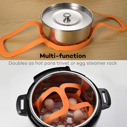 Silicone Steamer Egg Cooker Silicone Steamer Basket, 8 Inches, 6.5 Inches