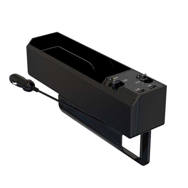 Car Seat Storage Box With Cable Car USB Charger, 2-wire, 3-wire, 2-wire + Storage Box