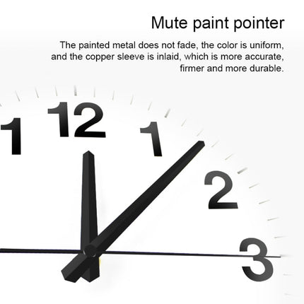 Smart Network Automatic Time Synchronization Wifi Wall Clock Modern Minimalist Silent Living Room Clock, 12 inch, 14 inch, 16 inch