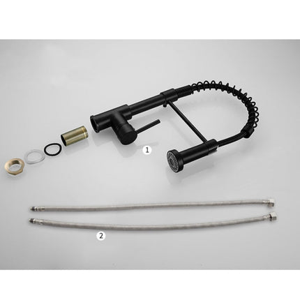 Kitchen Faucet Hot & Cold Water Tank Valve Sink Faucet, Black Model, Electroplating Model, Brushed Model