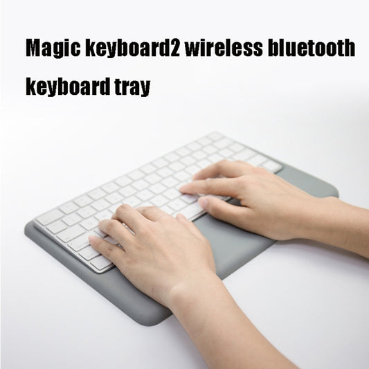 Wireless Keyboard Support Memory Foam Silicone Wrist Pad Base for Apple Magic Keyboard 2, S, L