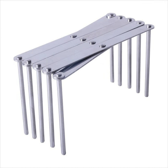 Retractable Storage Rack Kitchen Foldable Multifunctional Steam Rack Stainless Steel Kitchen Utensil Rack, Stainless Steel Rack