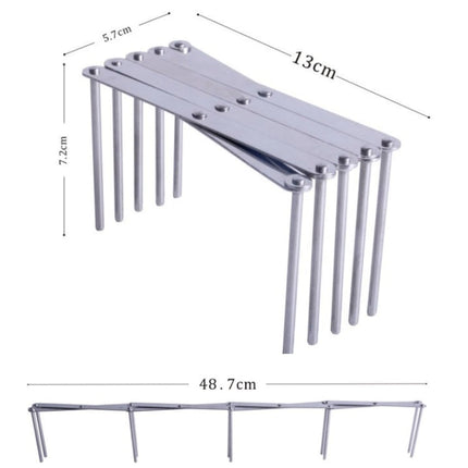 Retractable Storage Rack Kitchen Foldable Multifunctional Steam Rack Stainless Steel Kitchen Utensil Rack, Stainless Steel Rack