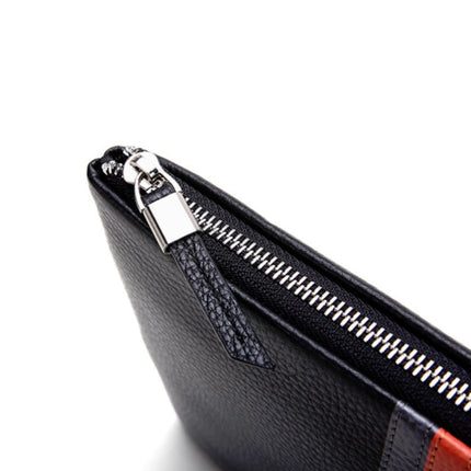 Men Leather Casual Clutch Leather Smart Anti-Theft & Anti-Lost Coin Purse, Large, Small