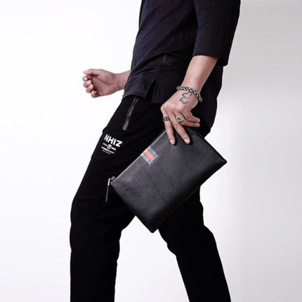 Men Leather Casual Clutch Leather Smart Anti-Theft & Anti-Lost Coin Purse, Large, Small