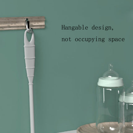 Silicone Baby Bottle Long Handle Cup Cleaning Brush 360 Degree Rotating Bottle Brush, Green, Pink, Light Blue