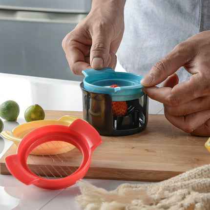 2 PCS 3 in 1 Egg Cutter Kitchen Tools, Egg Slicer 1