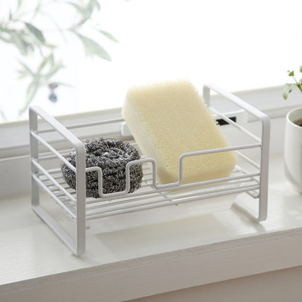 Kitchen Iron Drain Rack Steel Ball Soap Dishcloth Storage Rack, Kitchen Drain Rack