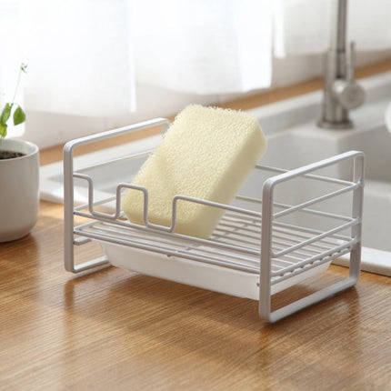 Kitchen Iron Drain Rack Steel Ball Soap Dishcloth Storage Rack, Kitchen Drain Rack