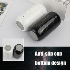 Portable Children Mini Cute Vacuum Flask Star Pocket Water Cup, Star White, Star Black