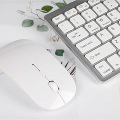 X5 2 in 1 Ultra-Thin Mini Wireless Bluetooth Keyboard + Bluetooth Mouse Set, Support Win / Android / IOS System, Keyboard + Bluetooth Mouse