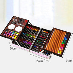 145 in 1 Painting Watercolor Pen Set Children School Supplies, 145 in 1