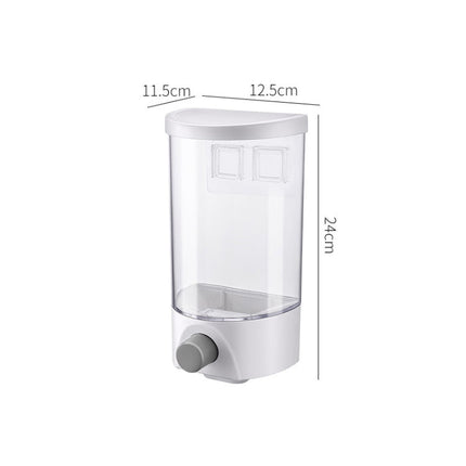 Wall-Mounted Miscellaneous Grain Storage Box Kitchen Large-Capacity Push-Type Sealed Tank