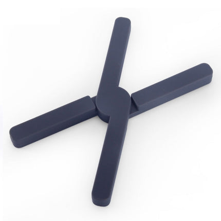 Thickened X-shaped Silicone Foldable Pot Mat Kitchen  Heat-Insulation Meal Coaster High Temperature Table Mat