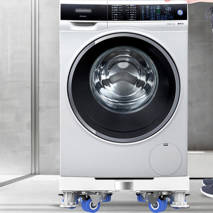 Adjustable Stainless Steel Refrigerator Bracket Washing Machine Base Bracket, Single Tube 4 Legs, Single Tube 4 Wheels, Double Tubes 4 Wheels + 4 Legs, Double Tubes 4 Wheels + 8 Legs, Double Tubes 8 Wheels + 4 Legs, Double Tube 12 Feet