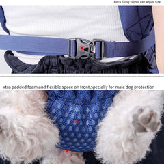 Doglemi Pet Outing Backpack Dog Shoulder Chest Bag Breathable Mesh Dog Cat Bag