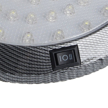 12V 46 LED Roof Light Camper Van Caravan Motor Home Boat White Light with ON / OFF Switch