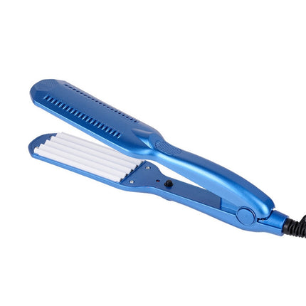 220V Professional Ceramic Corrugated Curling Iron, Blue, Pink, Red, Rose red, White