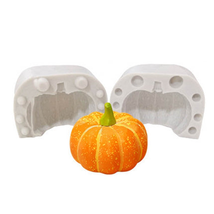 Halloween Three-Dimensional Pumpkin Cake DIY Scented Candle Silicone Mold
