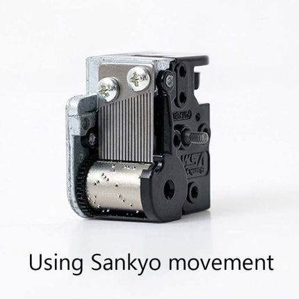 Girl Bedside Lamp Crystal Ball Wooden Base Music Box Charging Glow Rotating Night Light, Random Music, Ballet, Castle, Unicorn, Flying Pig, Dogs, Drawing Girl, Whale, Deer, Deer Head, Cat, Mermaid, Dandelion, Balloon Bear, Christmas Tree, Double Pig   ...