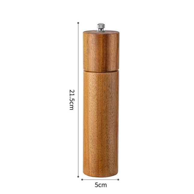 Wooden Pepper Grinder Household Sea Salt Manual Seasoning Bottle Kitchen Tool, Style 1