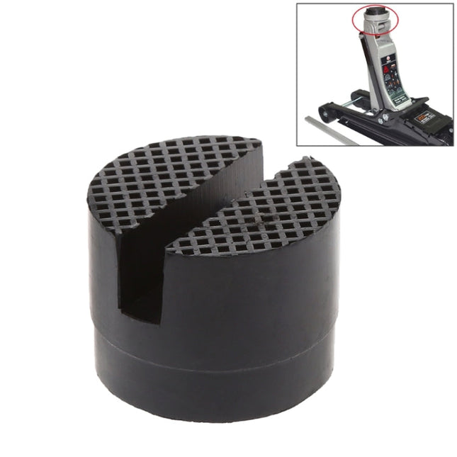Floor Slotted Car Rubber Jack Pad Frame Protector Adapter Jacking Disk Pad Tool, Rubber Jack