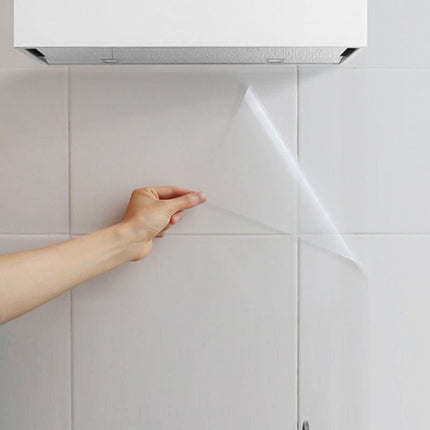 Kitchen Tile Oil-Proof Wallpaper Stovetop Waterproof Transparent Wallpaper