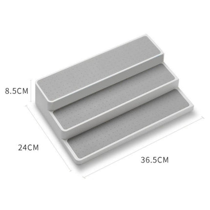 2pcs Three-Layer Stepped Seasoning Storage Rack Home Kitchen Storage Rack, Kitchen Storage Rack