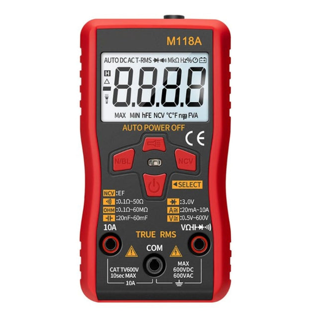 ANENG M118A High-Precision Automatic Range Multimeter Multi-Function Small Electrician Instrumentation Digital Universal Meter