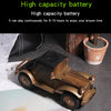 A9 Retro Wood Grain Classic Car Shape Wireless Bluetooth Speaker Subwoofer Radio Portable Mobile Phone Stand Mini Speaker