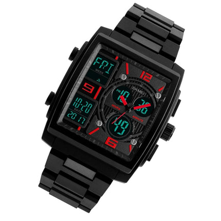 SKMEI 1274  Men Fashion Electronic Watch Multifunctional Outdoor Sports Watch