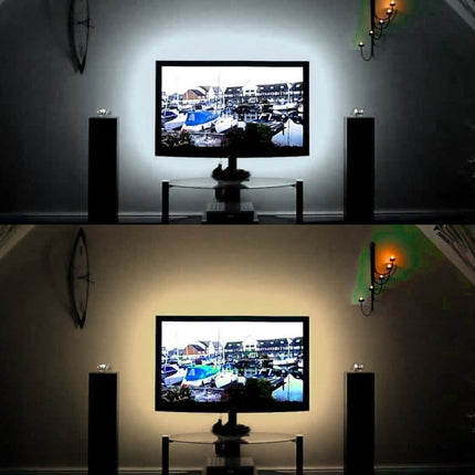 USB Power SMD 2835 Epoxy LED Strip Light Christmas Desk Decor Lamp for TV Background Lighting, 50cm, 1m, 2m, 3m, 4m, 5m