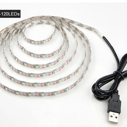 USB Power SMD 2835 Epoxy LED Strip Light Christmas Desk Decor Lamp for TV Background Lighting, 50cm, 1m, 2m, 3m, 4m, 5m