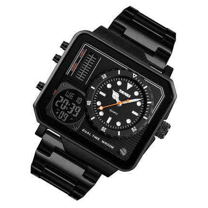 SKMEI 1392 Multi-Function Outdoor Sports Watch Business Double Display Waterproof Electronic Watch