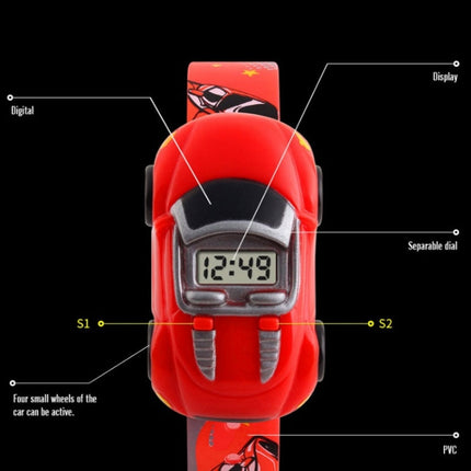 SKMEI 1241 Fashion Cute Cartoon Car Children Digital Watch