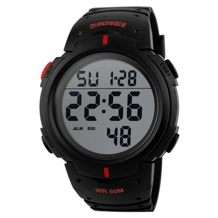SKMEI 1068 Men Waterproof Outdoor Sports Digital Watch Student Fashion Watch