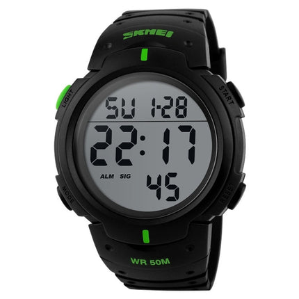 SKMEI 1068 Men Waterproof Outdoor Sports Digital Watch Student Fashion Watch