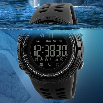 SKMEI 1250 Men Outdoor Waterproof Sports Digital Watch Multi-Function Watch, Black, Coffee/Gold, Gold/Red