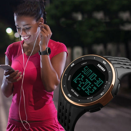 SKMEI 1219 Men Multi-Function Electronic Watch Outdoor Sports Watch