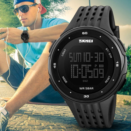 SKMEI 1219 Men Multi-Function Electronic Watch Outdoor Sports Watch