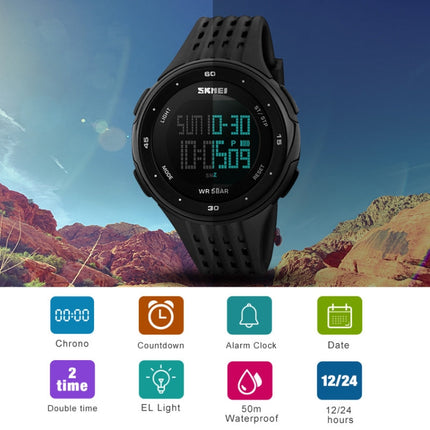 SKMEI 1219 Men Multi-Function Electronic Watch Outdoor Sports Watch
