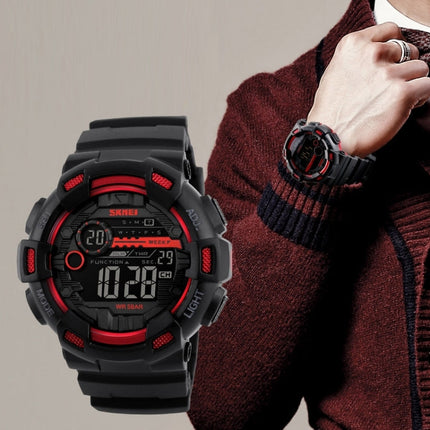 SKMEI 1243 Men Sports Watch Outdoor Waterproof Digital Watch