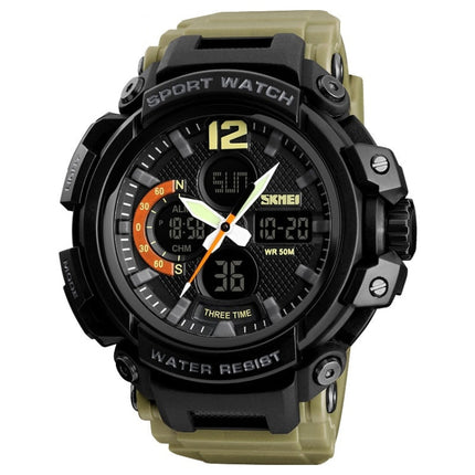 SKMEI 1343 Men Outdoor Sports Waterproof Watch Student Digital Watch