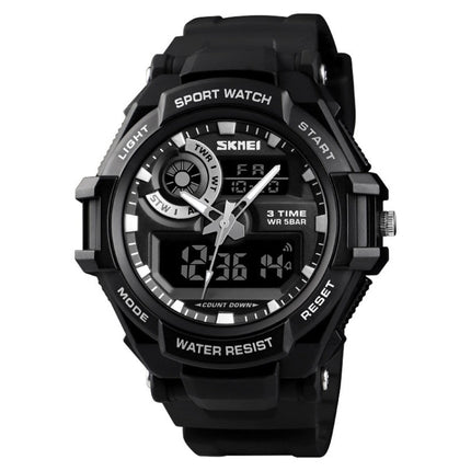 SKMEI 1357 Mens Multifunctional Sports Digital Watch Student Waterproof Watch