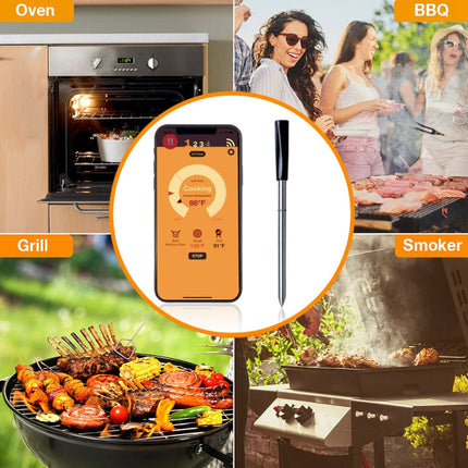 TY530 BBQ Probe Wireless Bluetooth Thermometer Mobile Phone APP Kitchen Food Barbecue Oven Thermometer
